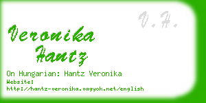 veronika hantz business card